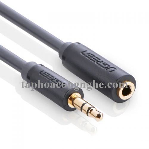 Ugreen 10781 0.5M màu Đen Cáp âm thanh 3.5mm nối dài AV124 30010781